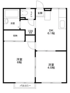 エステートピア原4【1階】の間取り