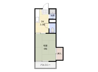アルス極楽C棟【1階】の間取り