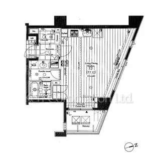 アクシア広尾【10階】の間取り