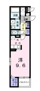 ランドセット川口【2階】の間取り