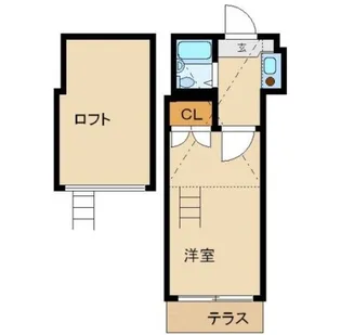 レビ中野坂上【1階】の間取り