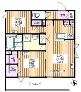 【新築☆旭化成ヘーベルメゾン】arete氷川台【4階】の間取り