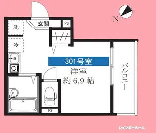 カーサ・リベルタ【3階】の間取り