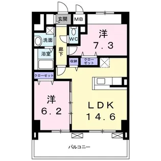 ケイマイティ II【12階】の間取り