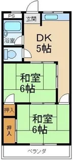 大和田コーポ【2階】の間取り