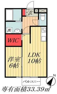 コーポジュネス【1階】の間取り