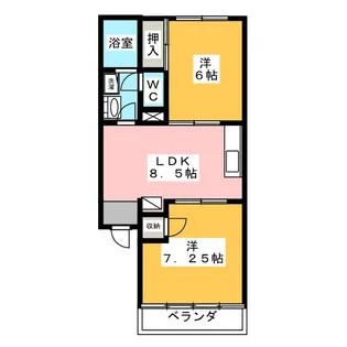 メゾン司【1階】の間取り