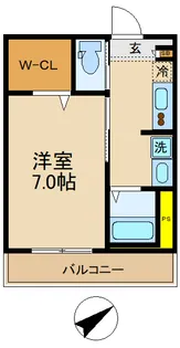 千葉県柏市松葉町7【アパート】の間取り