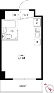 押上パークスクエア【2階】の間取り