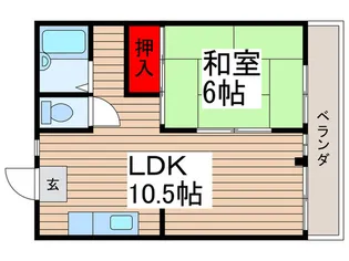 笹井ハイツの間取り