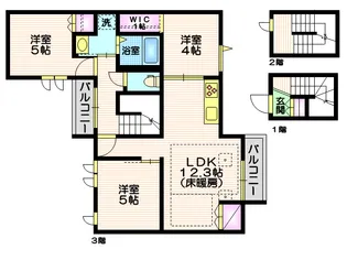 (仮称)山王1丁目メゾン【3階】の間取り