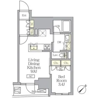 東京都中央区日本橋馬喰町1【マンション】の間取り