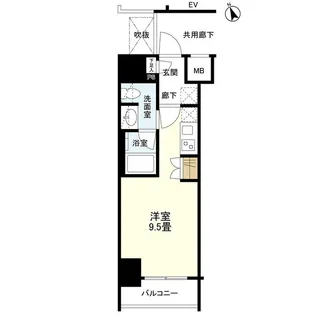 リビオレゾン新虎通り【10階】の間取り