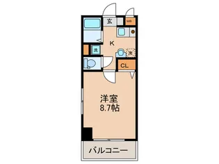 グローリーステージ博多【3階】の間取り