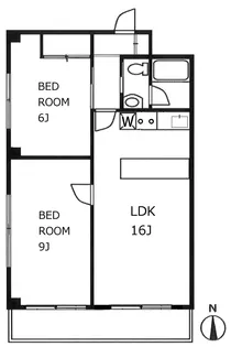 シーズンテラス大岡山【2階】の間取り