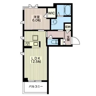 ブランノアール【1階】の間取り