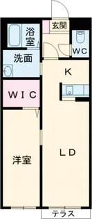 エンカーサ加古川駅北【1階】の間取り