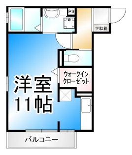 J-Room☆妃 参番館 東之門【1階】の間取り