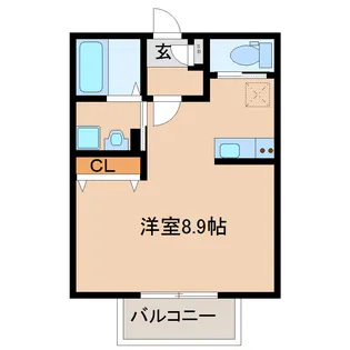 LUXES大和町(ラクセスヤマトマチ)【1階】の間取り