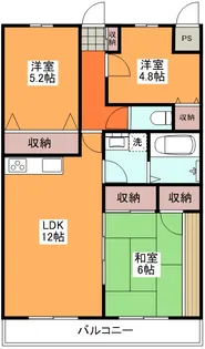 第3ハイツ藤【2階】の間取り