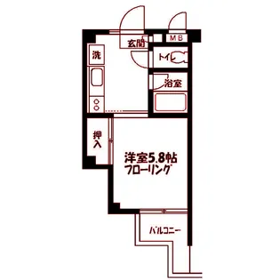 イーストガーデン【4階】の間取り