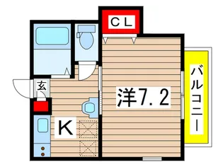 サザンクロス【1階】の間取り