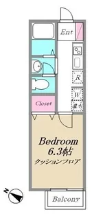 エルメゾン ユウ【2階】の間取り