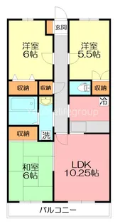 若宮ビル【3階】の間取り