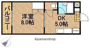 マンションみずほII【1階】の間取り