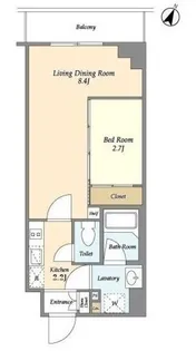 プラート宮坂【1階】の間取り