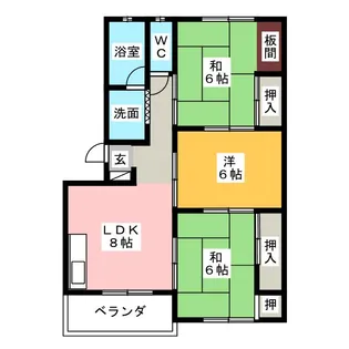 メゾン新美【3階】の間取り