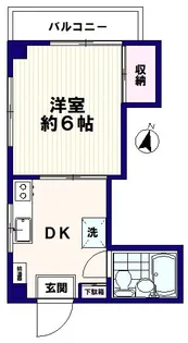 三晃マンション【3階】の間取り