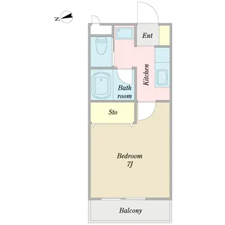 プルニエVII【1階】の間取り