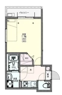 KLEIS新河岸【3階】の間取り