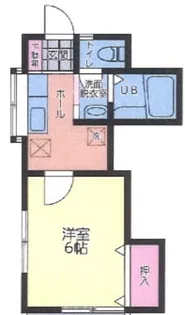 フロンティアオリト【1階】の間取り
