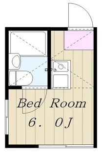 パンシオン読売ランド前A【2階】の間取り