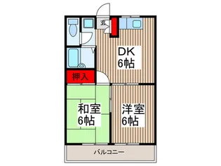 フリューゲルハイム【1階】の間取り