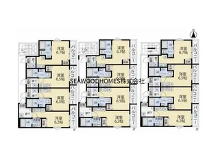 うみかぜハイツII【3階】の間取り