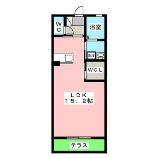 ブランドールG【1階】の間取り