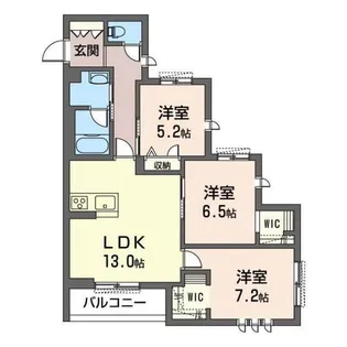 ソアヴィータ【3階】の間取り