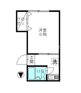 いづみコーポ【2階】の間取り