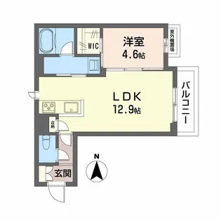 ユーグレイス東島田【3階】の間取り