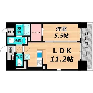 グランシャリオ関目【2階】の間取り