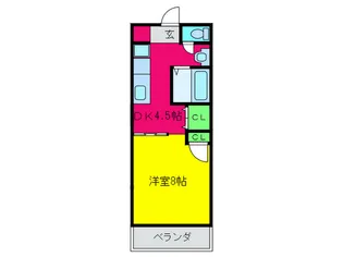 グランフル-リ【3階】の間取り