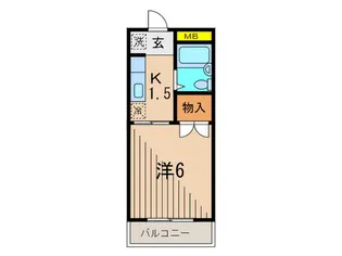 グリ-ンハウスの間取り