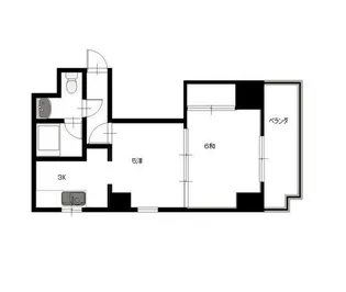 ハイネス住吉【2階】の間取り