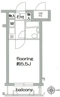グランヴァン阿佐ヶ谷【2階】の間取り