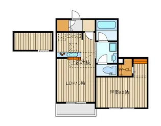 Locus石神井公園【2階】の間取り