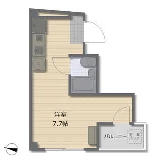 グランドスラム東高円寺【2階】の間取り
