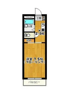 史跡通り壱番館【3階】の間取り